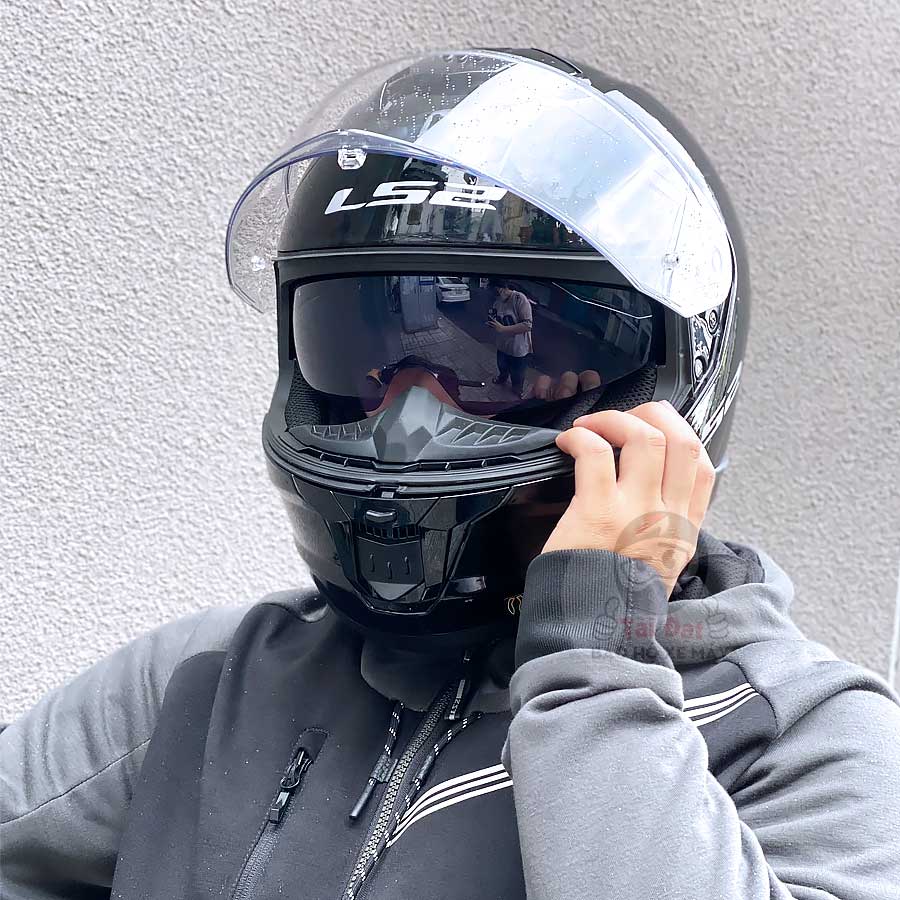 Nón Fullface 2 Kính, Mũ Full-face có 2 kính