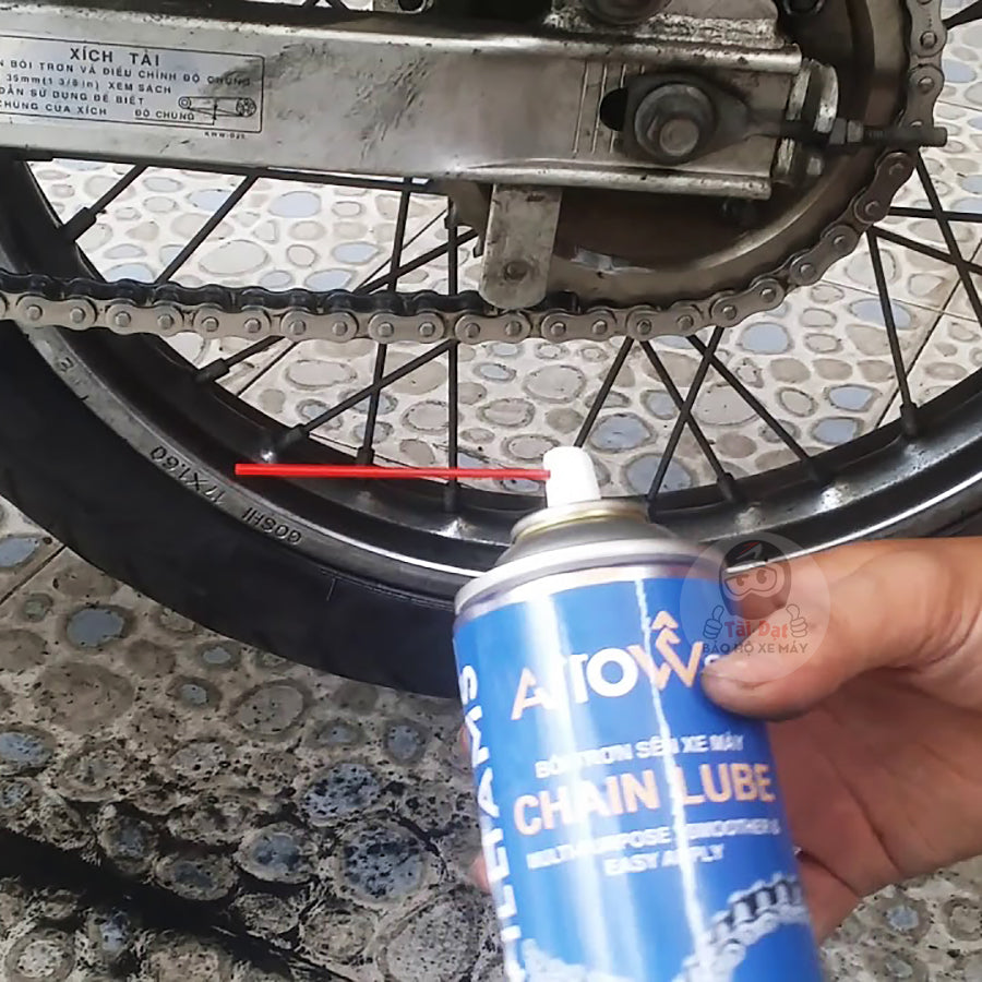 Chai xịt bôi trơn xe máy Arrow SP
