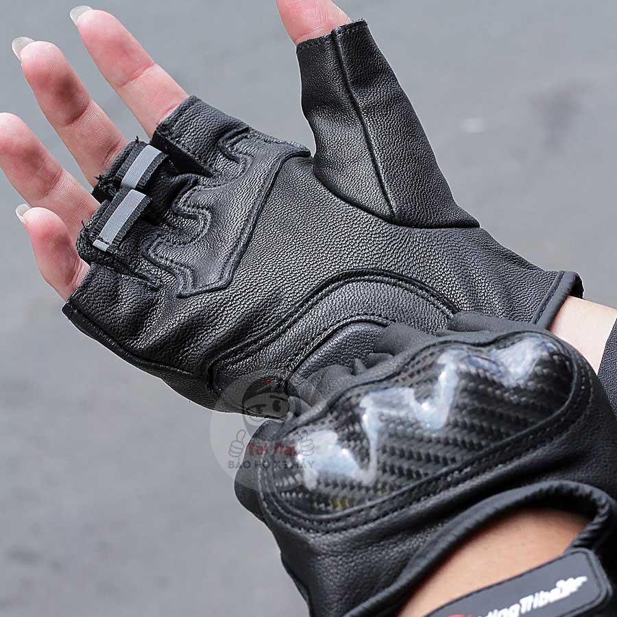 Găng tay Da Carbon Riding Tribe Mcs-59b