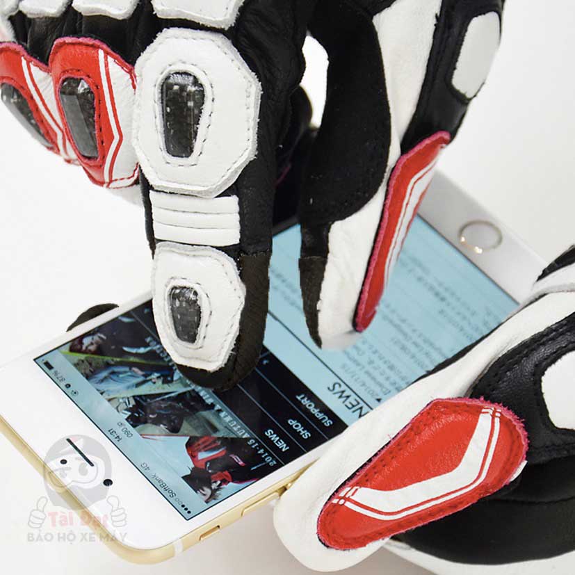 Găng tay da full ngón cảm ứng điện thoại Taichi RST 422