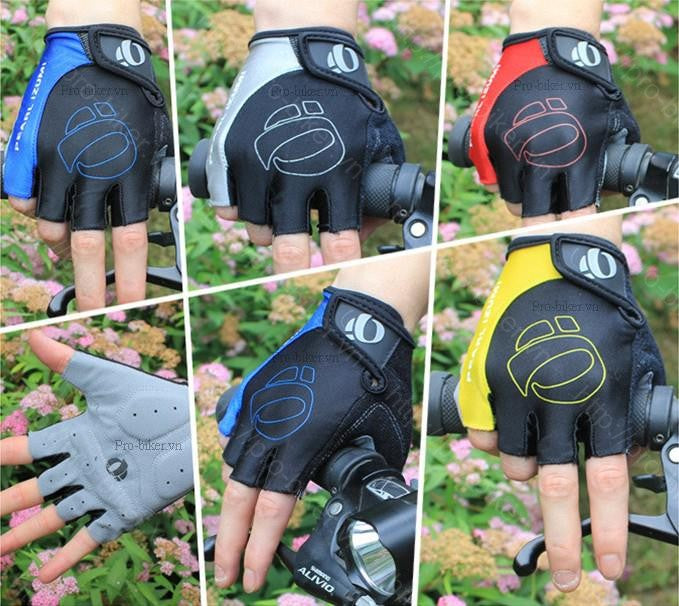 Găng tay xe đạp nửa ngón Izumi