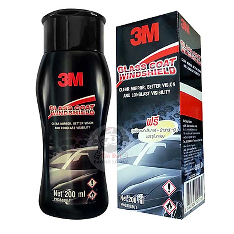 Chai chống bám nước lên kính nón bảo hiểm, ôtô 3M