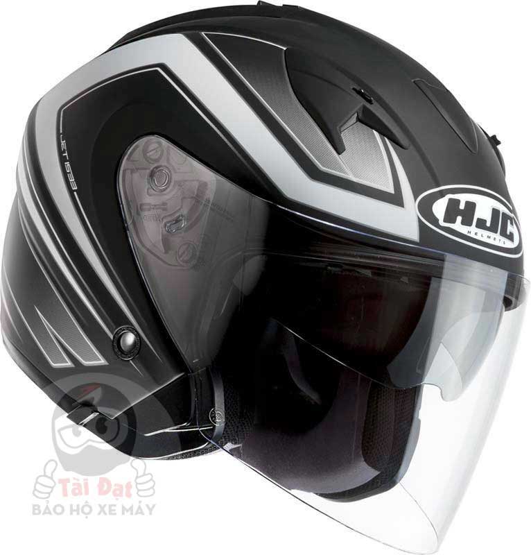 Nón bảo hiểm 3/4 đầu HJC IS-33 có 2 kính