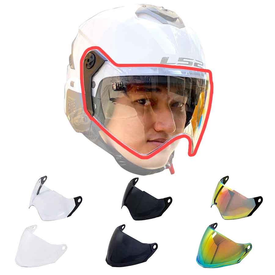 LS2 OF610 Light Visor