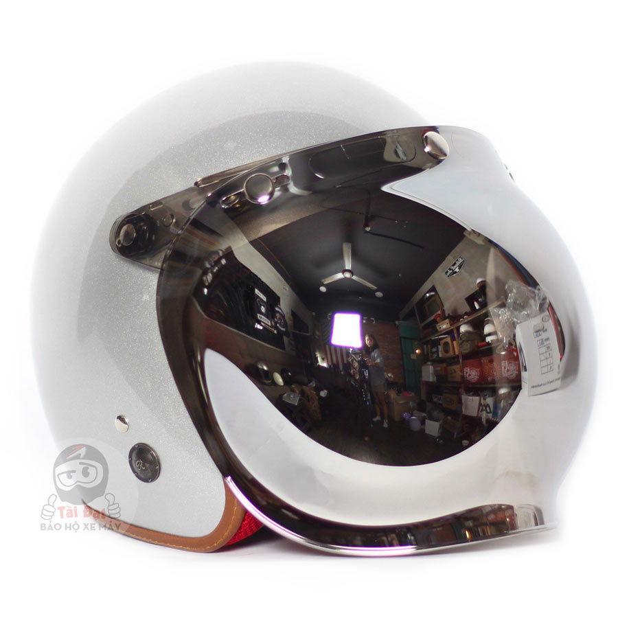 Kính BUBBLE RAW gắn cho nón bảo hiểm 3/4 đầu