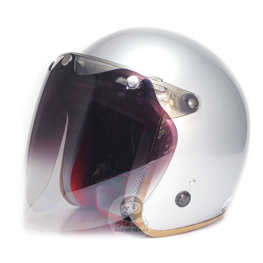 Kính RAW FLAT gắn cho nón bảo hiểm 3/4 đầu