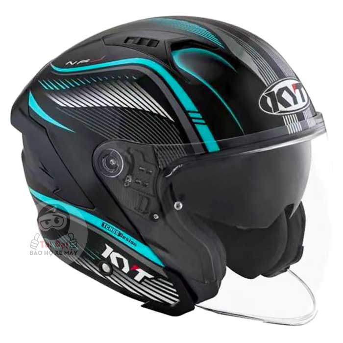 KYT NFJ Radar Aqua Blue