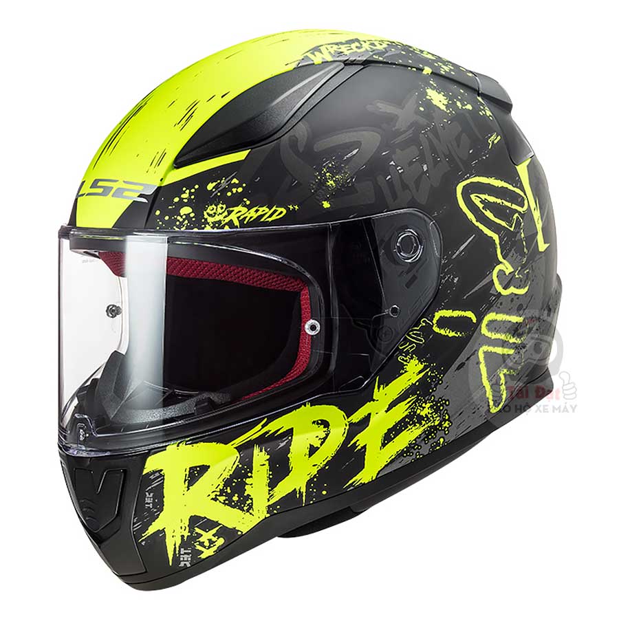 Fullface LS2 FF353 Rapid Naughty Vàng