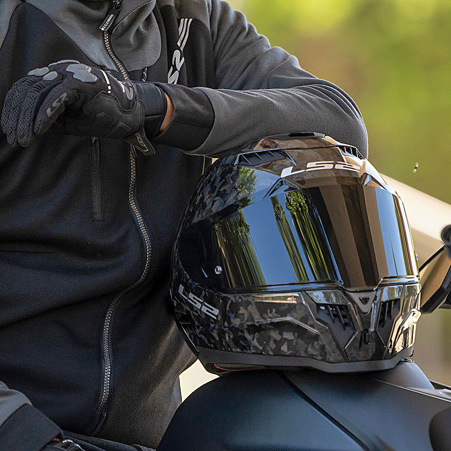 LS2 FF807 Dragon Carbon Forged Gloss