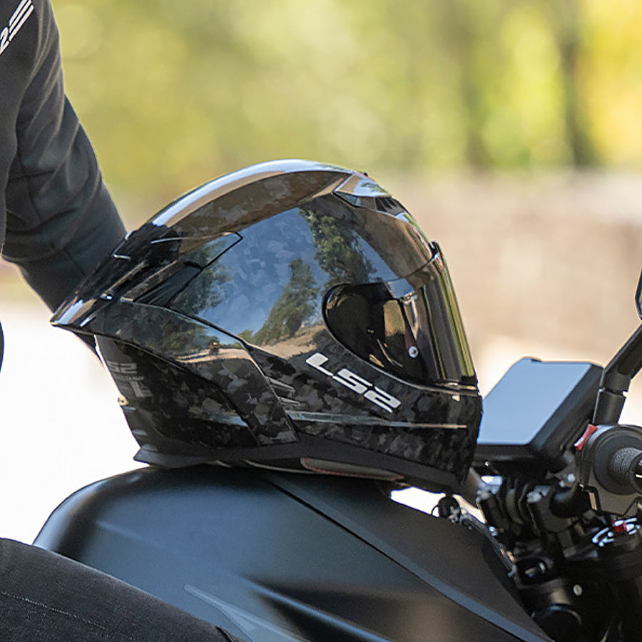 LS2 FF807 Dragon Carbon Forged Gloss