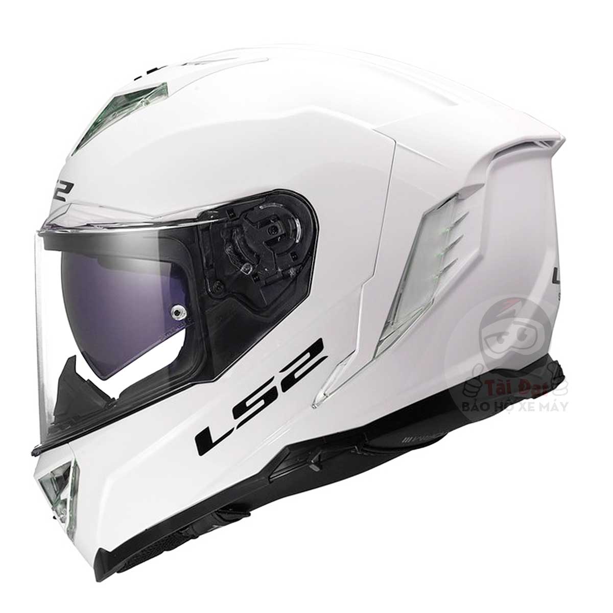 LS2 FF818 Storm III Trắng Bóng