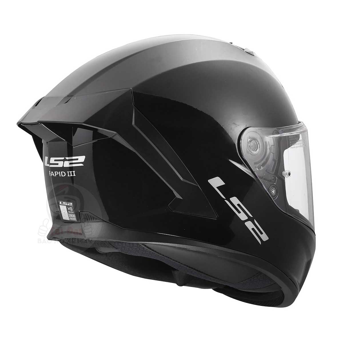 LS2 FF820 Rapid III Đen Bóng