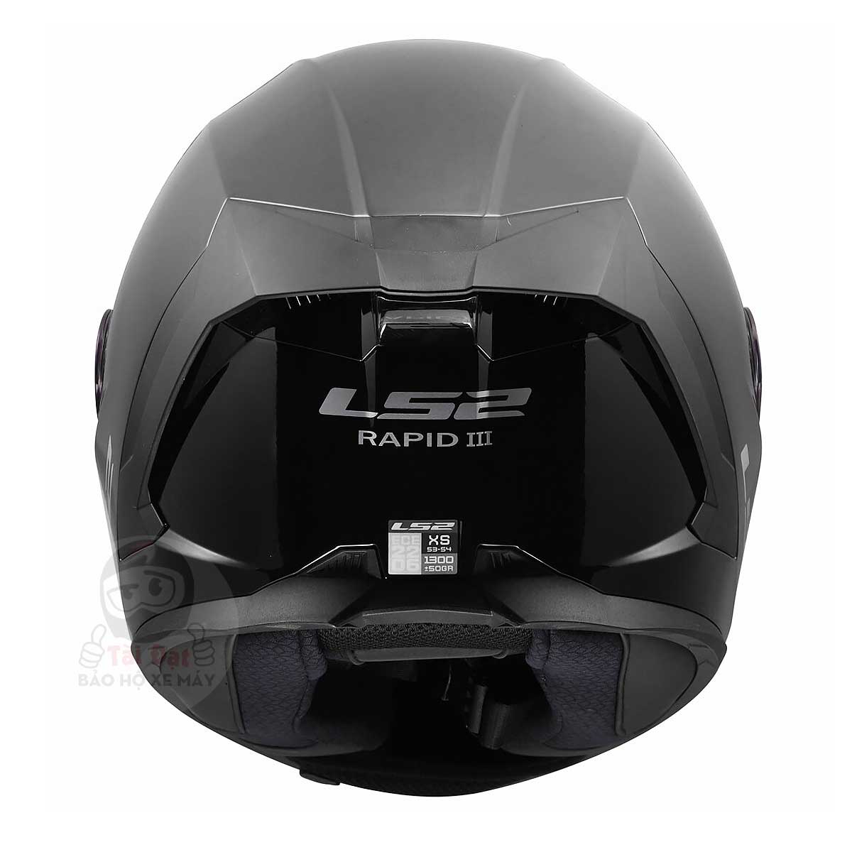 LS2 FF820 Rapid III Đen Bóng