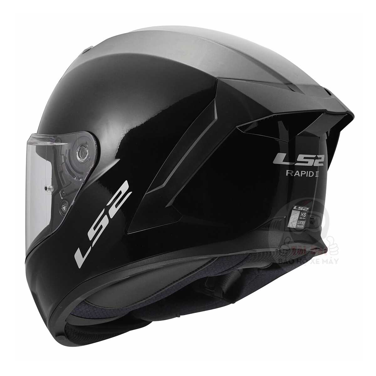 LS2 FF820 Rapid III Đen Bóng