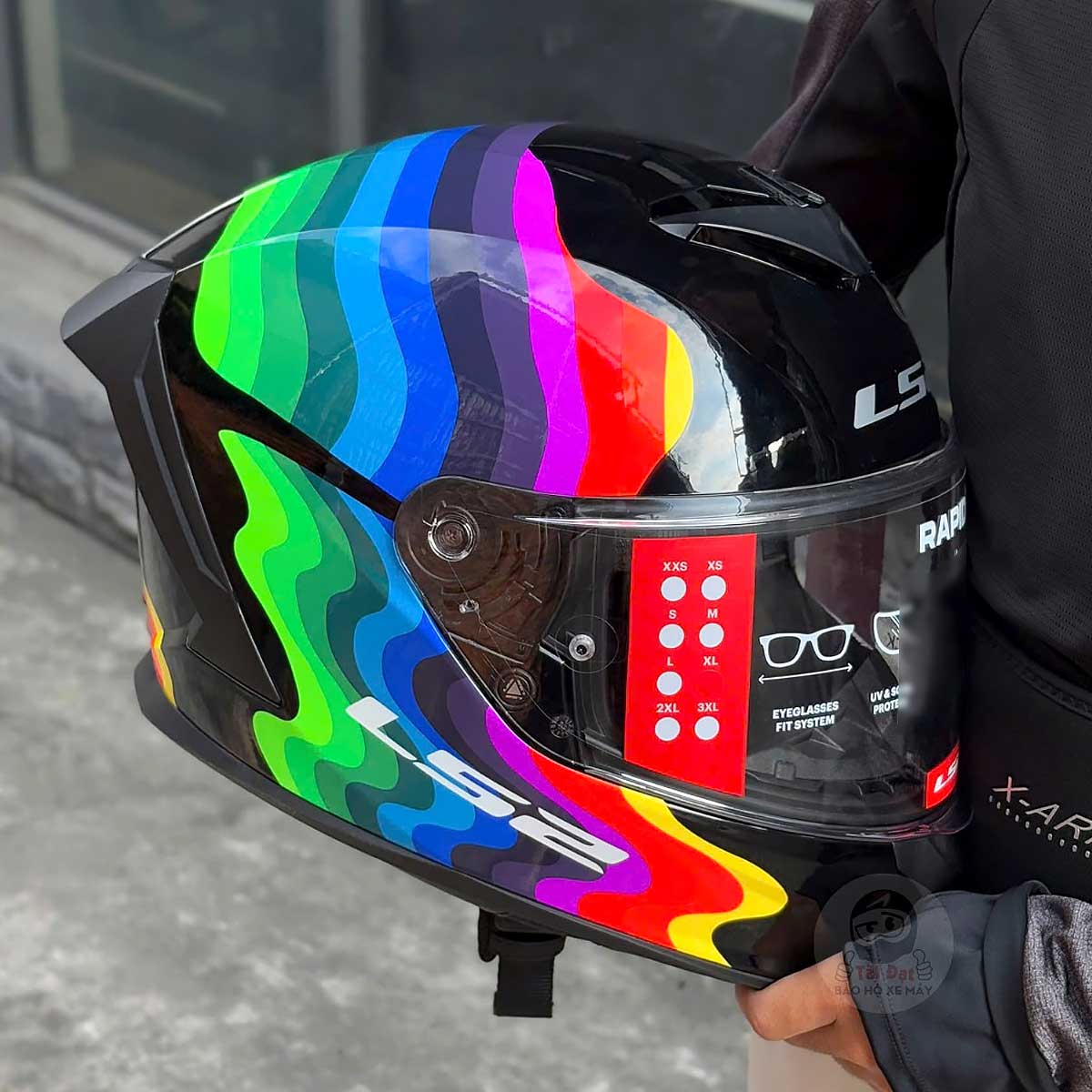 LS2 FF820 Rapid III Flow Đen