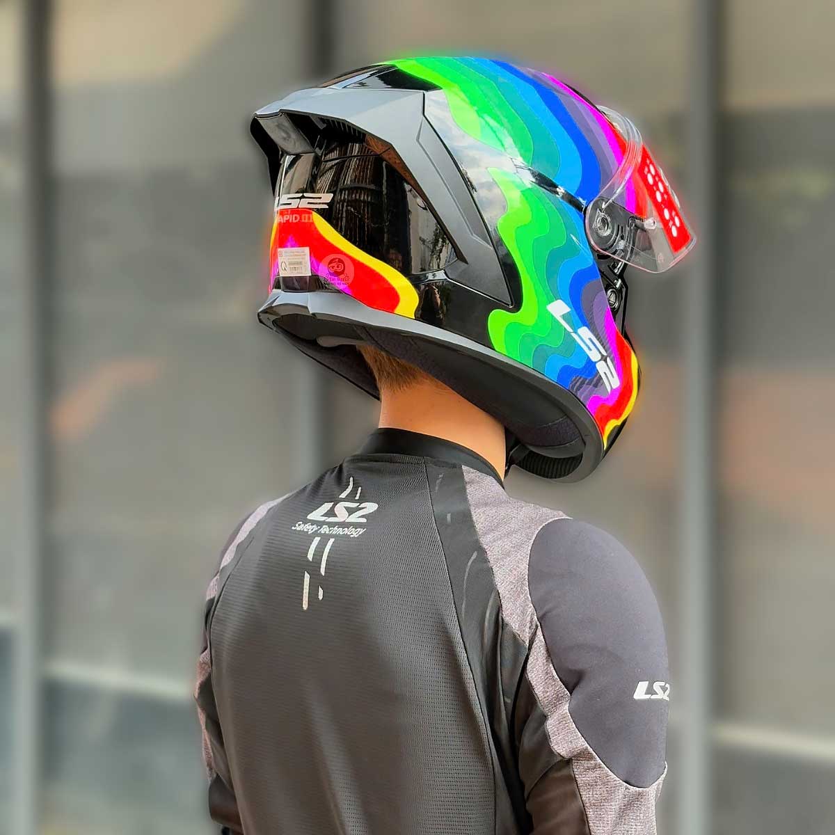 LS2 FF820 Rapid III Flow Đen