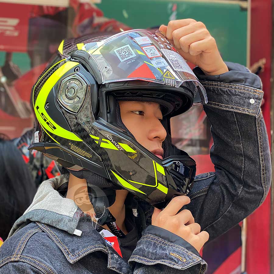 LS2 Advant X Carbon Future Vàng FF901