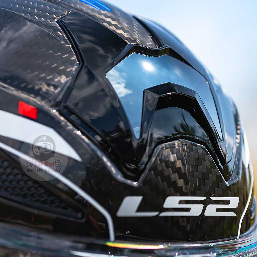 LS2 Advant X Carbon Future Xanh Đỏ FF901