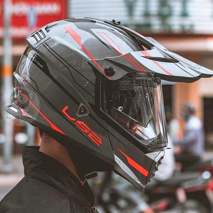 LS2 MX436 Fullface Dual Sport Helmet