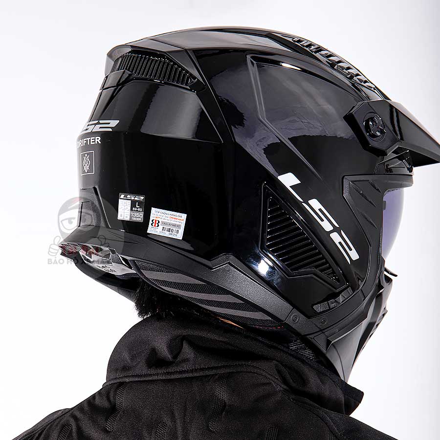 LS2 OF606 Drifter Black Helmet