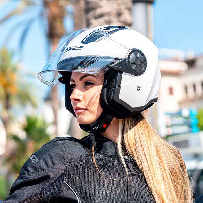 LS2 OF616 Airflow II White Helmet