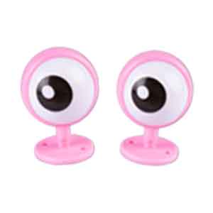 Mắt cute, Tim trang trí mũ bảo hiểm