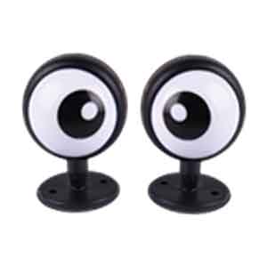 Mắt cute, Tim trang trí mũ bảo hiểm