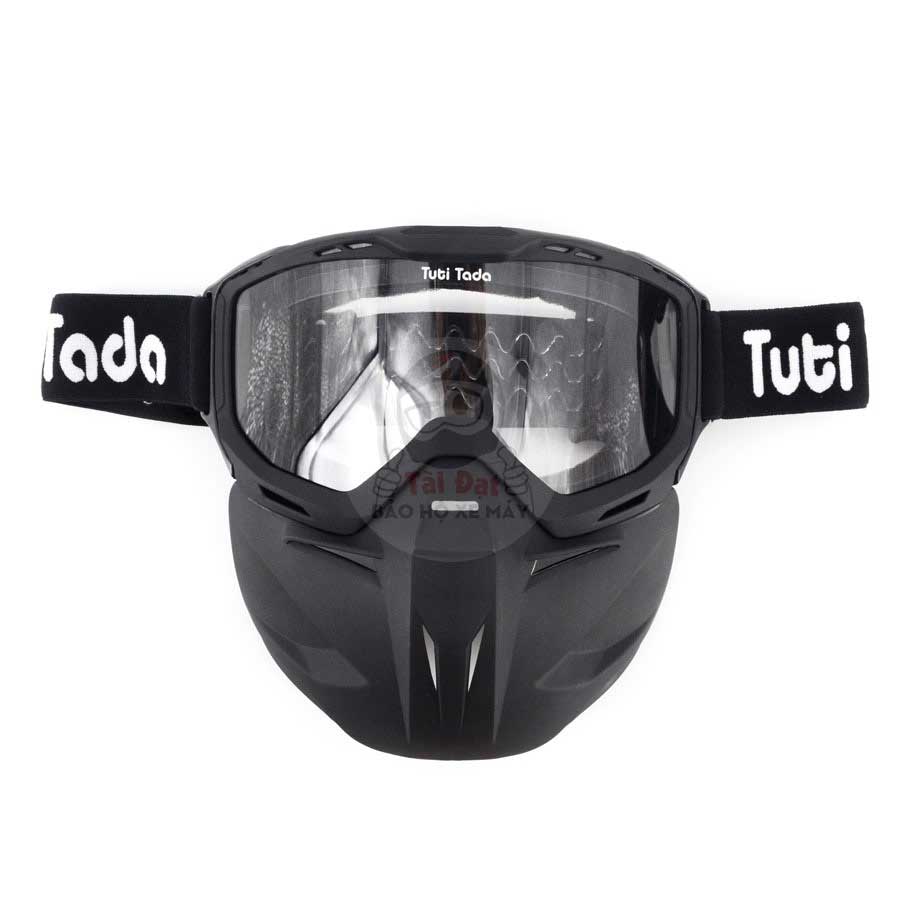 Mặt nạ kính Tuti Tada gắn nón 3/4