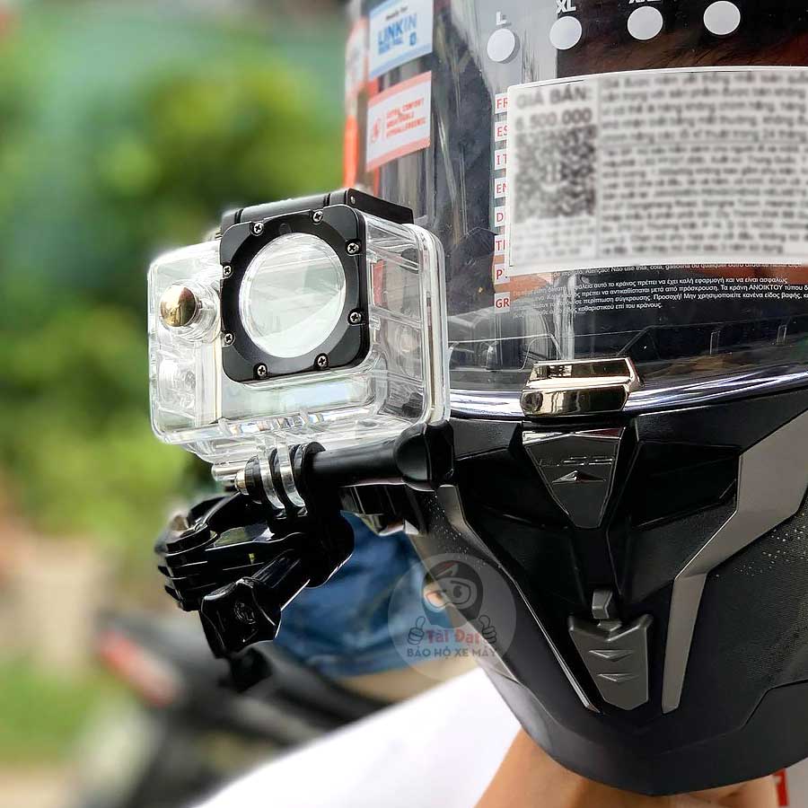 Mount gắn camera ở cằm mũ Fullface