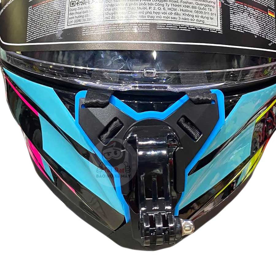 Mount gắn cằm mũ fullface Telesin