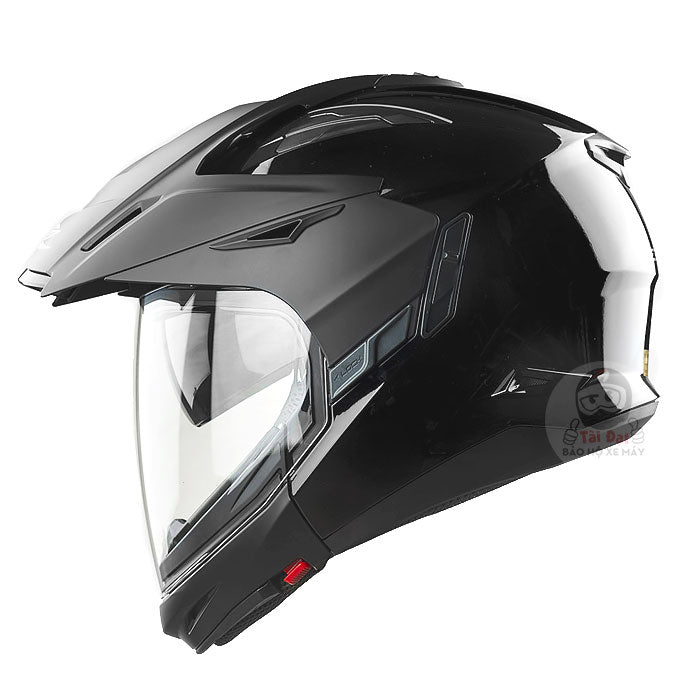 Mũ 3/4 Zeus 613 Đen bóng