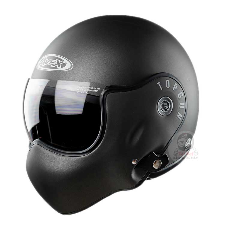 Mũ Avex Topgun Đen nhám