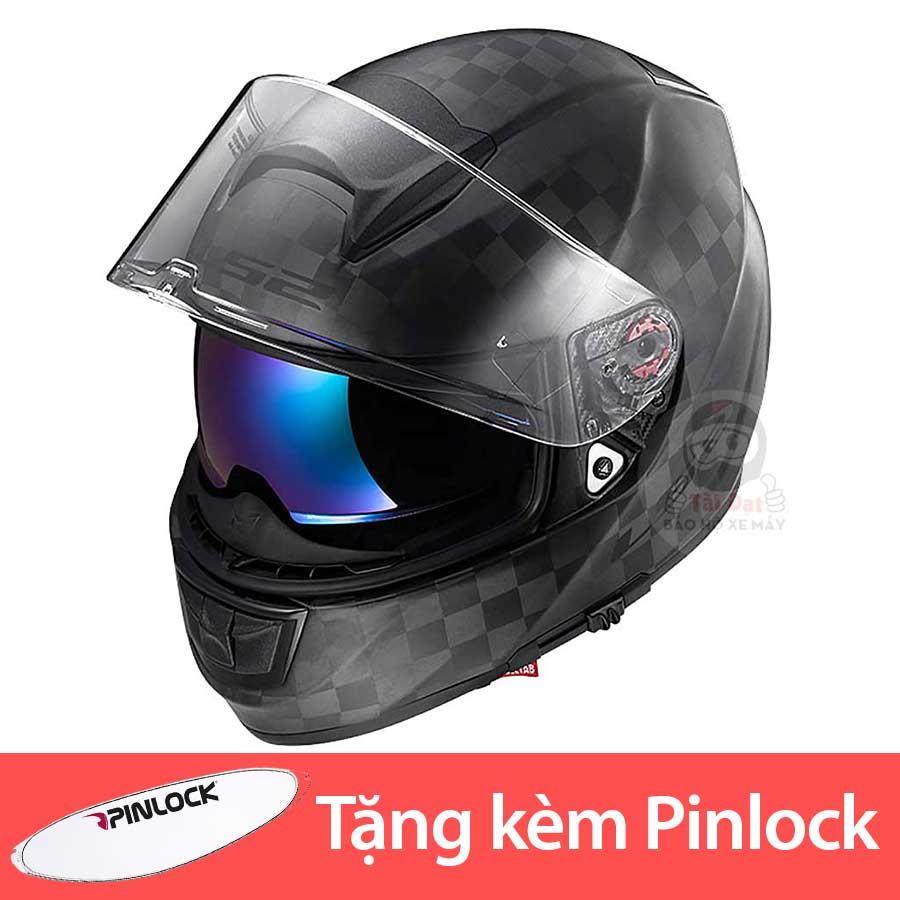 LS2 FF397 Vector Carbon tem Bóng (Glossy)