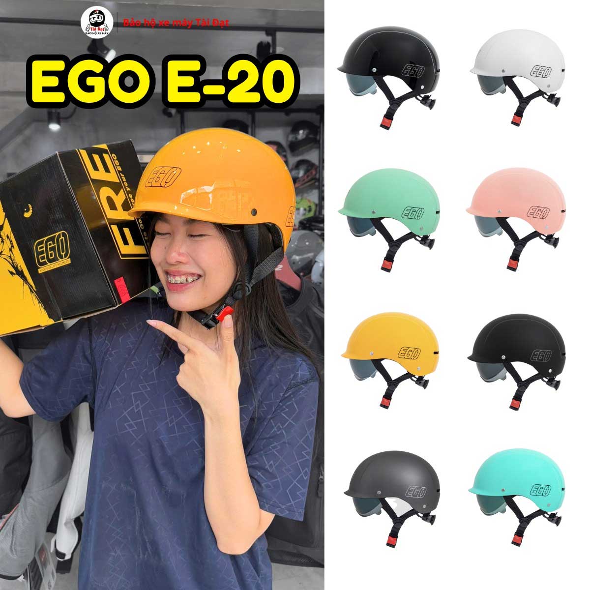 Mũ bảo hiểm Ego E20