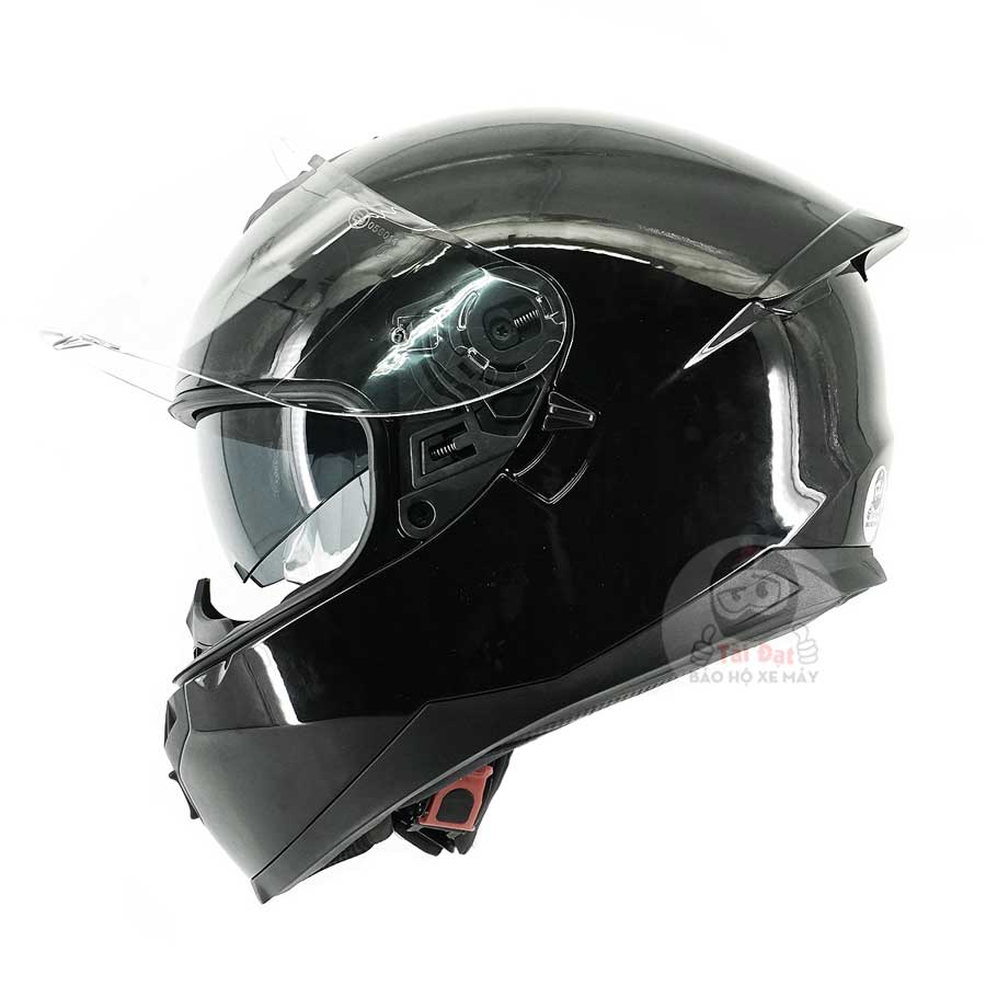 Yohe 967 Đen Bóng - Fullface 2 kính