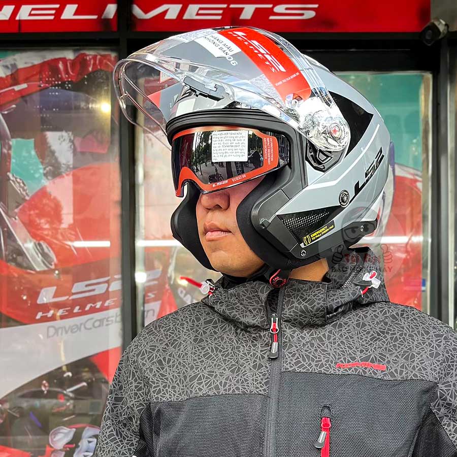 LS2 Infinity Of603 Veyron Grey Helmet