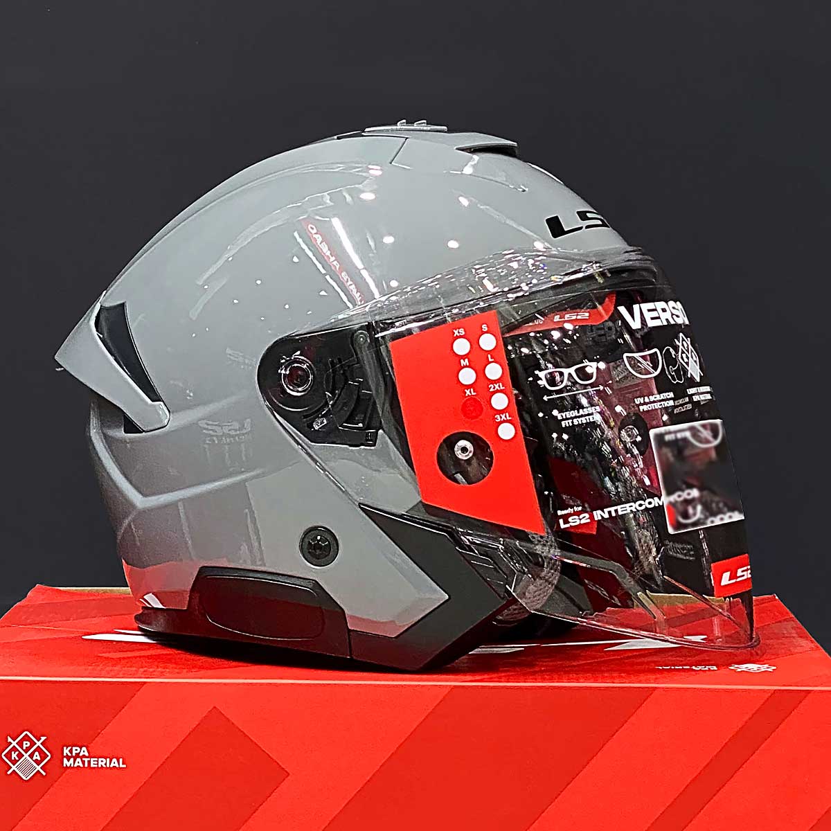 LS2 Verso II OF618 Xám Nardo Grey