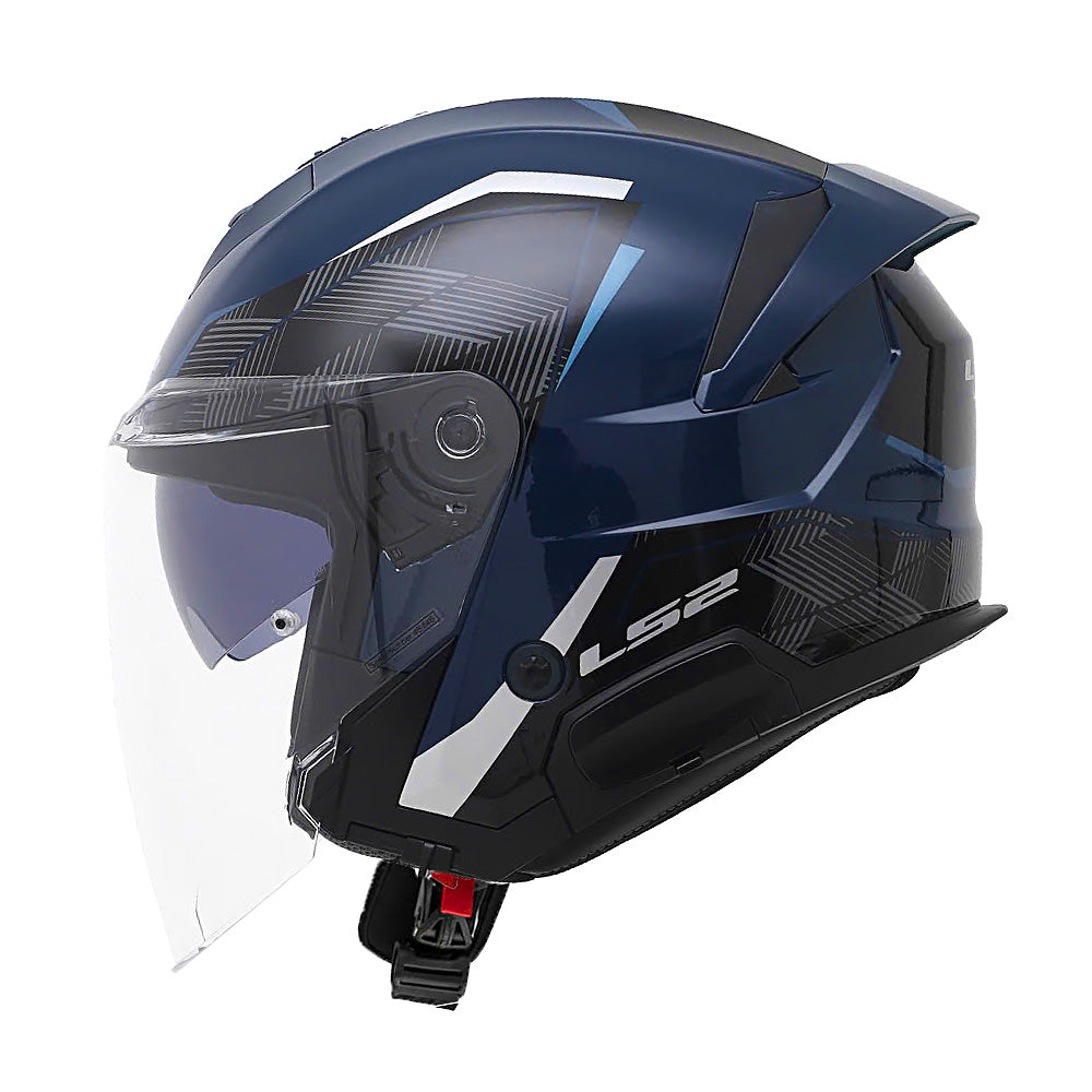 LS2 Verso II OF618 Air Xám Xanh