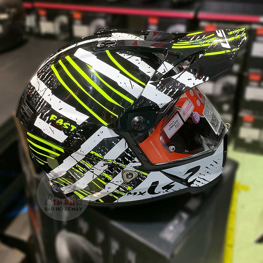 LS2 Pioneer Verve Black White MX436 Helmet