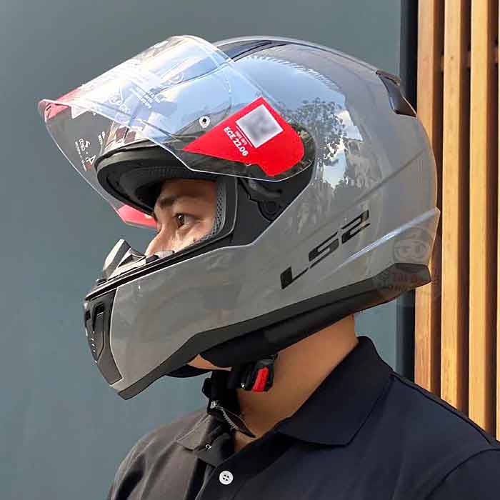 LS2 Rapid FF353 Xám bóng Nardo Grey