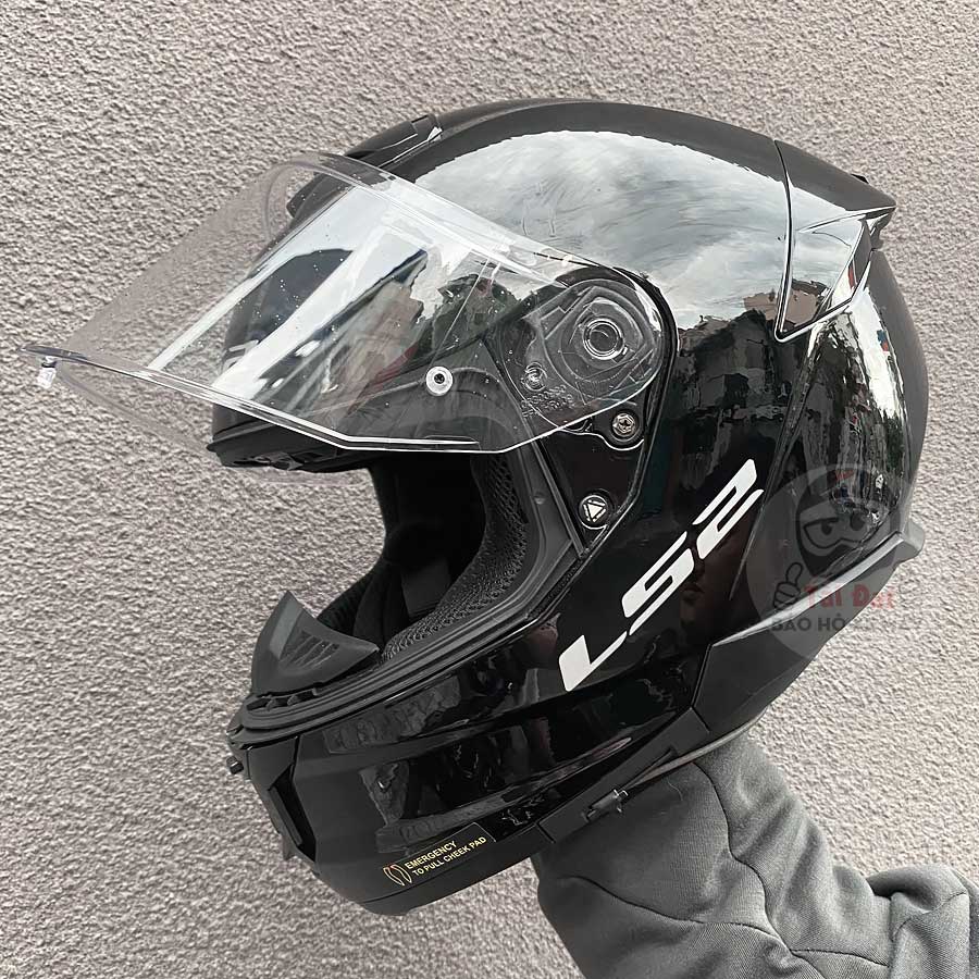 LS2 FF808 Stream II Gloss Black Helmet