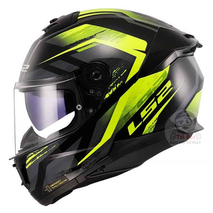 LS2 FF808 Stream II Fury Green Helmet