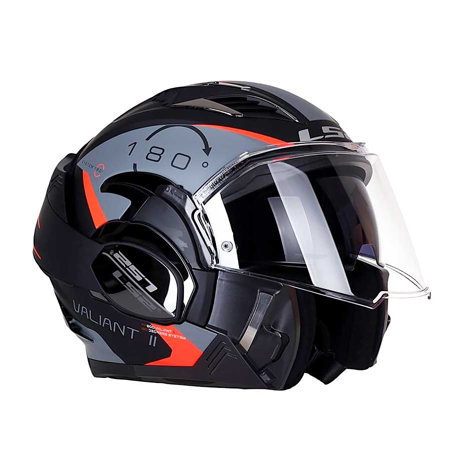 LS2 Valiant II Codex Đỏ Đen FF900