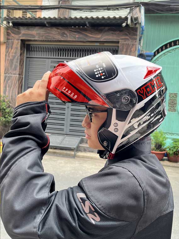 Yohe 938 Trắng Camo Đỏ