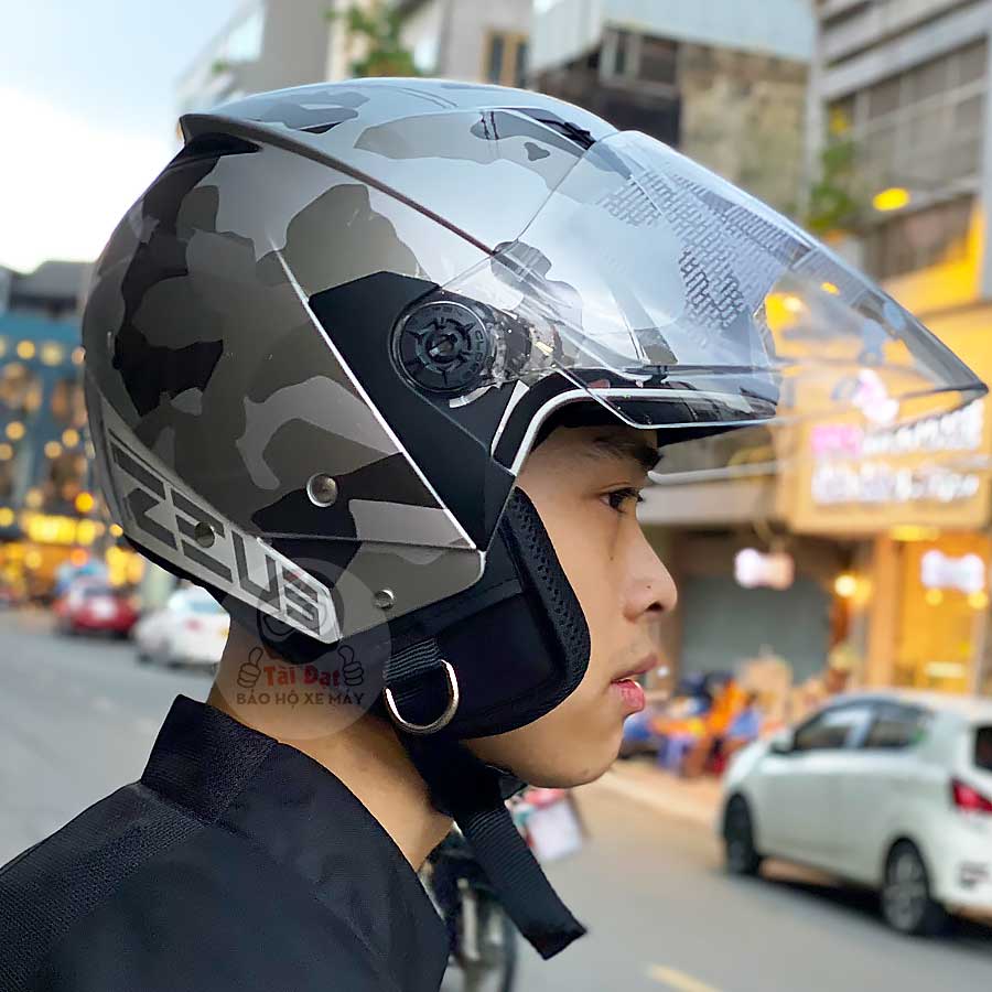 Zeus 205 Camo Gray Helmet
