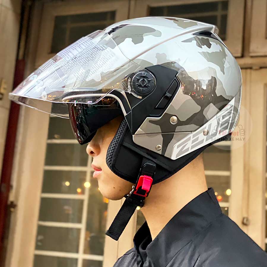 Zeus 205 Camo Gray Helmet