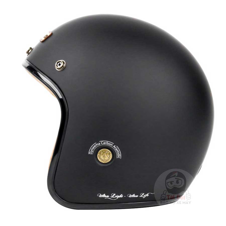 Bulldog Heli Sợi thủy tinh Đen nhám