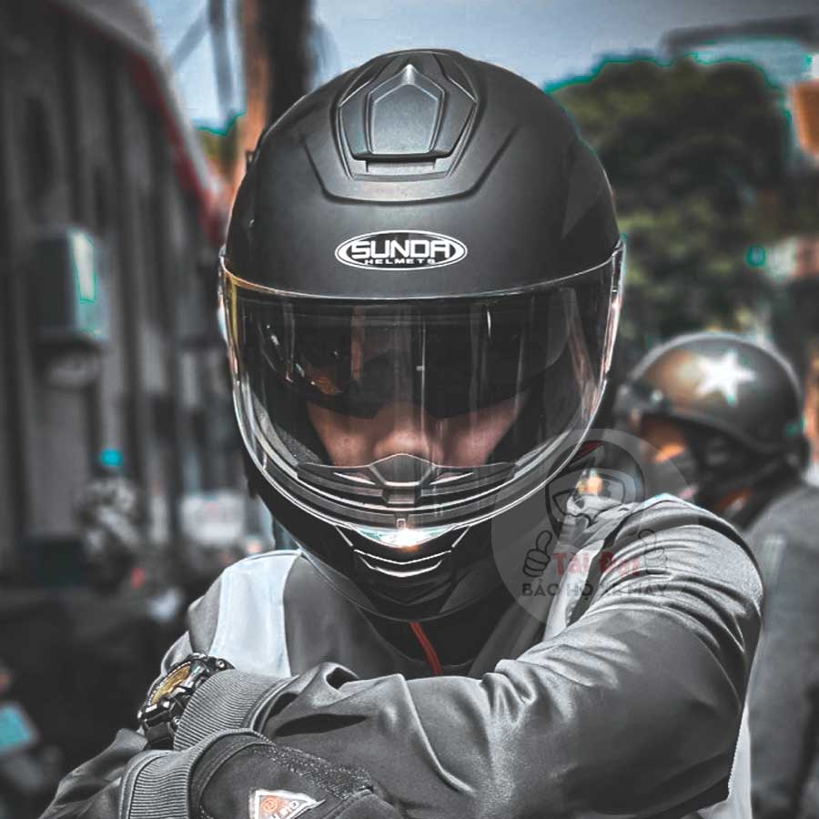 Mũ fullface Sunda 823