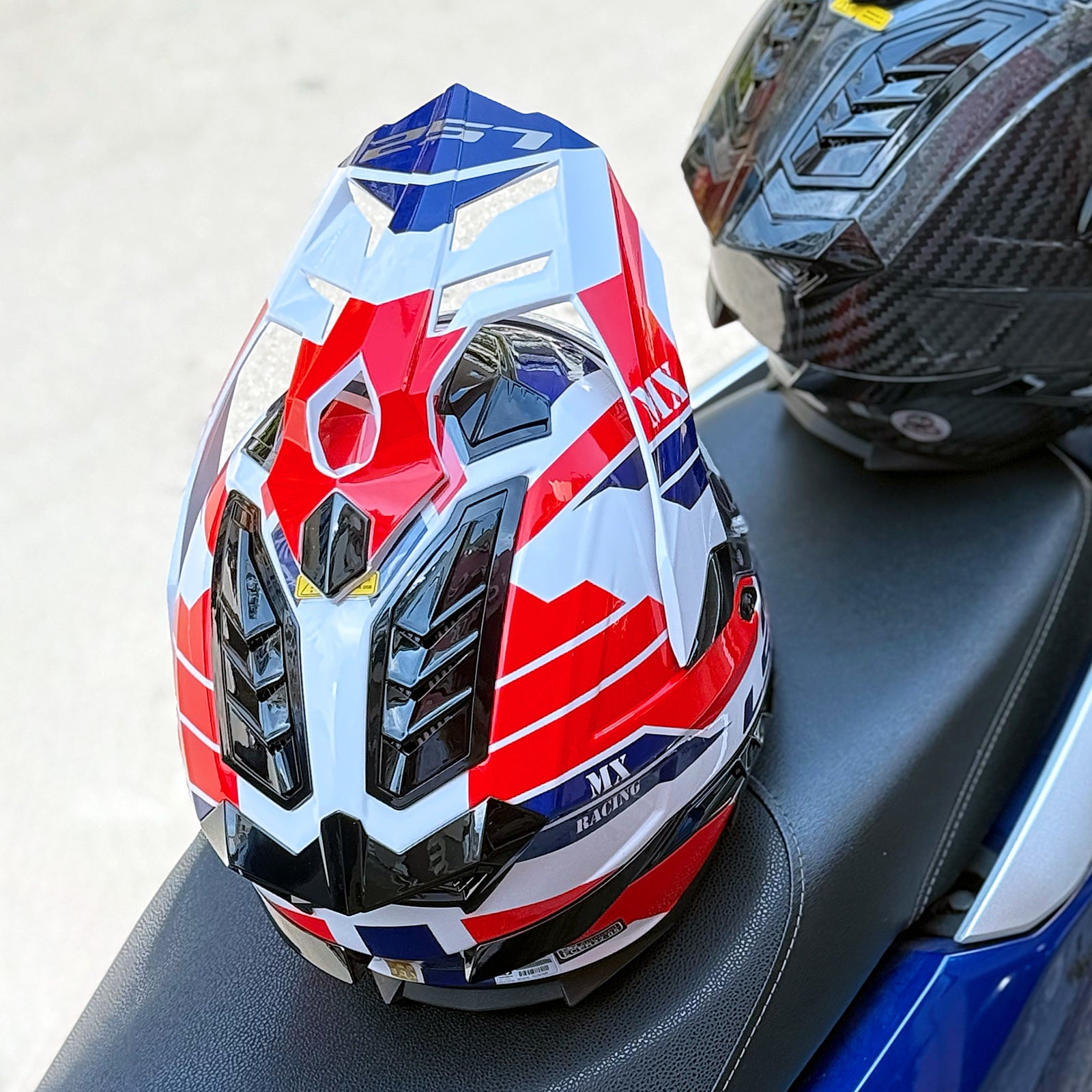 LS2 MX701 Explorer HPFC tem Atlantic Đỏ Xanh