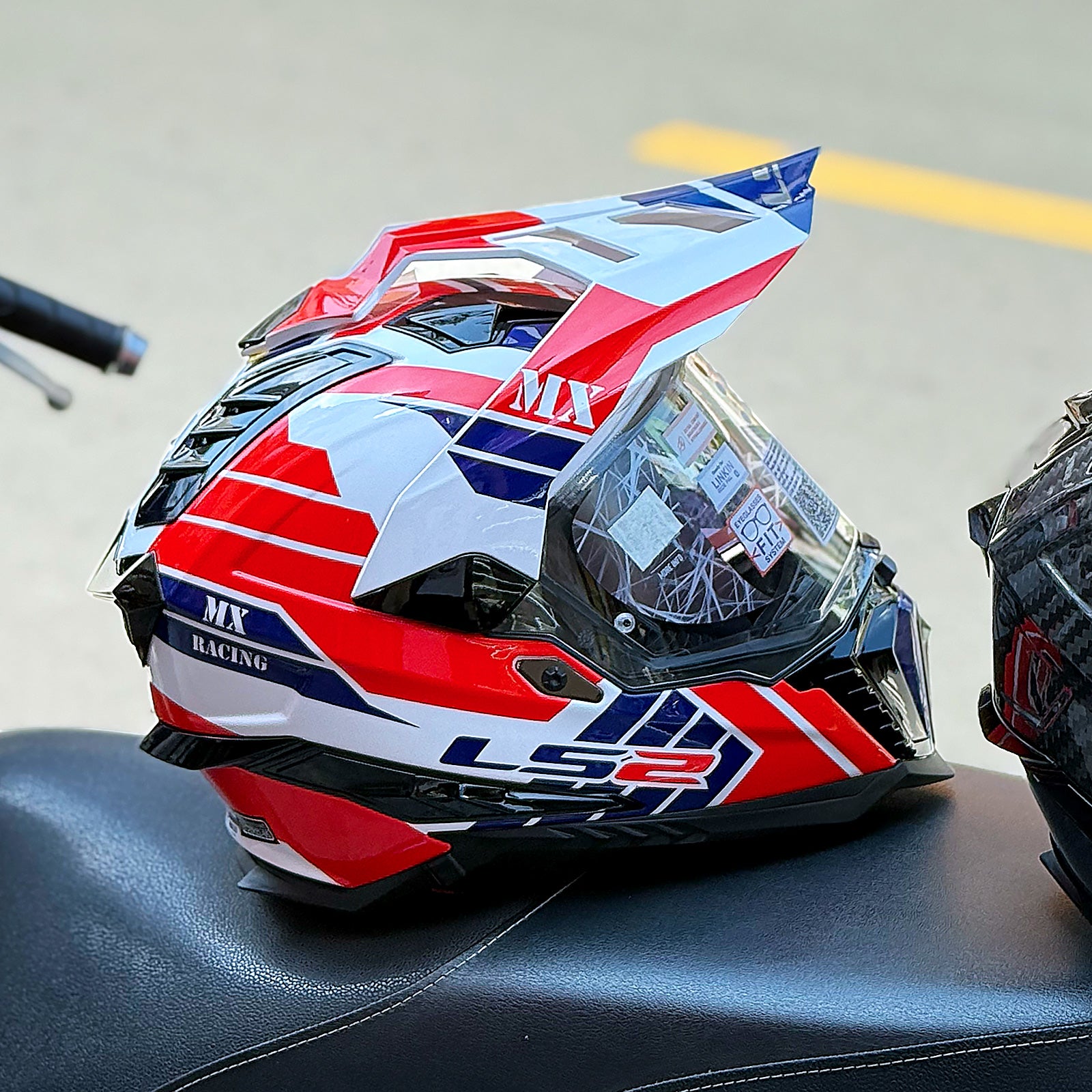 LS2 MX701 Explorer HPFC tem Atlantic Đỏ Xanh